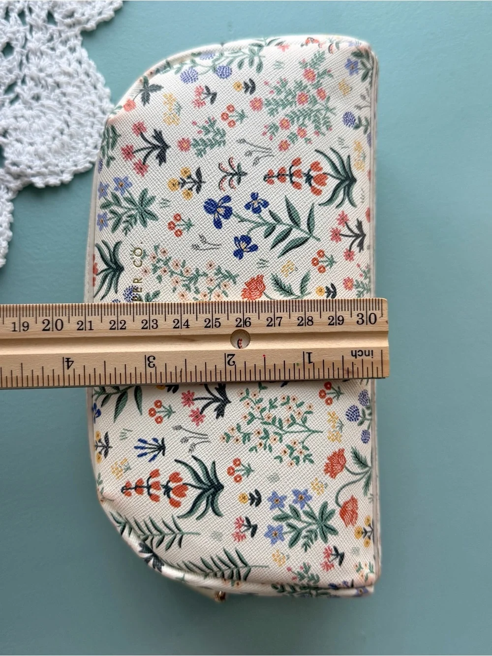 Rifle Paper Co Bag Cosmetic Pouch Menagerie Garden Floral Print